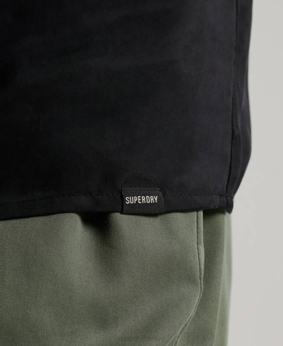 kadınlar Superdry siyah cupro straplez cami top NNTB3046